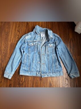 Boys old navy large 10/12 Classic Light Blue Denim Jacket coat
